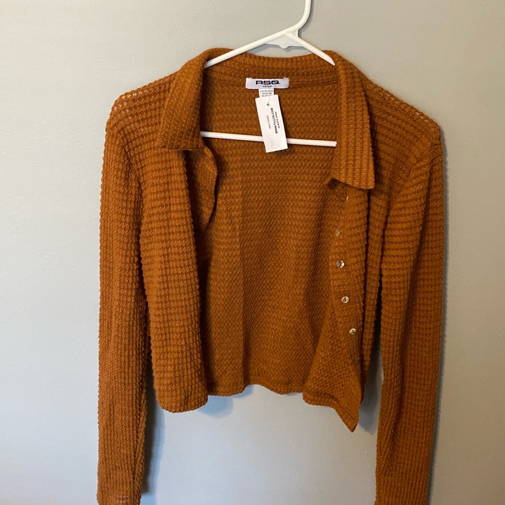 RSQ woman’s shirt from Tillys - camel